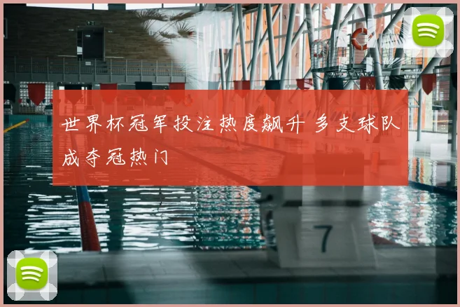 世界杯冠军投注热度飙升 多支球队成夺冠热门